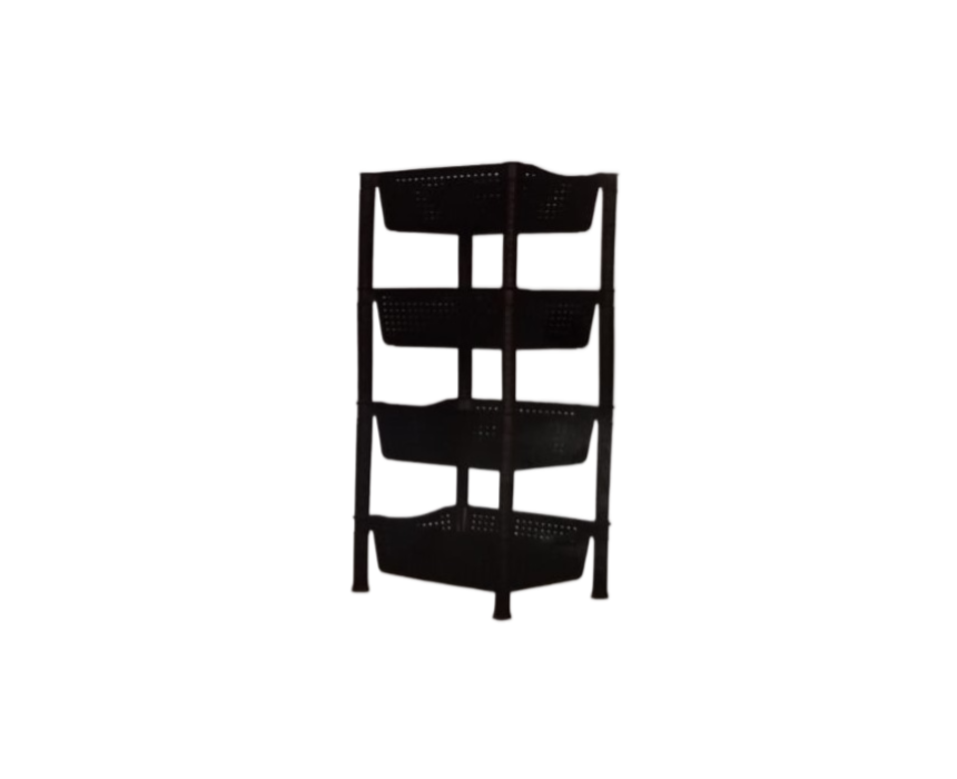 16 Gamma Rattan Vegetables Rack in Brown - Image 1