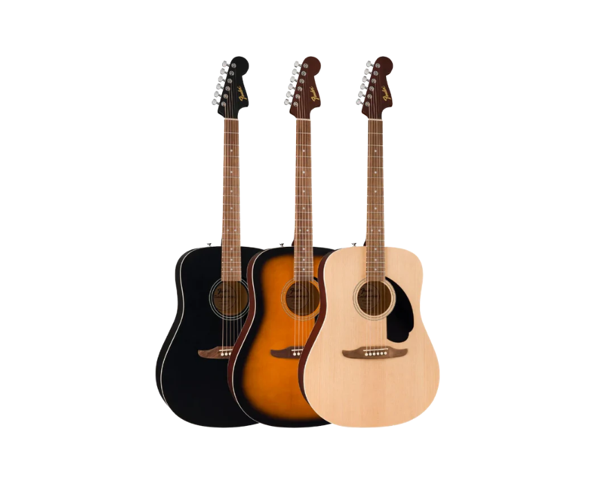 17 Fender California Debut Redondo Acoustic Guitar - Image 1