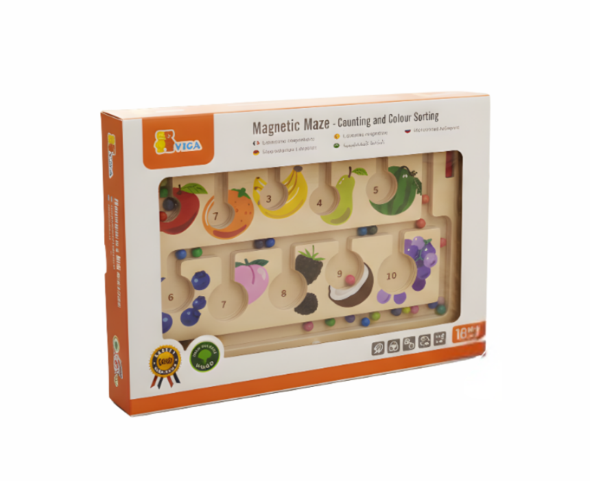 198 Magnetic Maze Counting and Coloring - Image 1