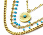Cleopatra 3 Layered Necklace - Image 