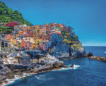 Italy, Manarola Liguria Day Scenery Jigsaw Puzzle 1000pcs 70*50cm - Image 