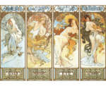 Alphonse Mucha Four Seasons, 1879 artwork Jigsaw Puzzle 1000pcs 70*50cm - Image 