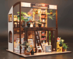 Coffee House DIY Miniature House - Image 