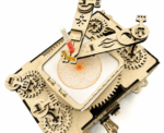 Drawing Machine V1 3D Mechanical Wooden Puzzle - Image 