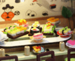 Gibbon Sushi House DIY Miniature House - Image 