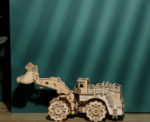 Bulldozer 3D Mechanical Wooden Puzzle - Image 