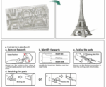 Eiffel Tower 3D Metal Puzzles - Image 