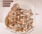 Dynamic Marble Run 3D Mechanical Wooden Puzzle - Image 
