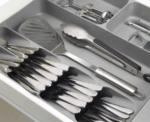 Joseph Joseph DrawerStore Cutlery & Utensil Organiser Grey - Image 