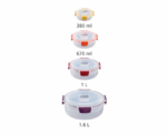 Joseph Joseph Nest Lock 4-Piece Round Food Container Set - Image 