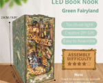 Green Fairyland DIY Miniature Book Nook - Image 