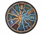 Zodiac Round Jigsaw Puzzle 1000pcs 60cm - Image 