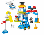 City Police Station Interlocking Bricks Building Set (Assorted) - Image 