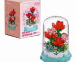 Red Rose Flower Building Block Set - Image 
