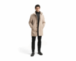 Tom Tailor 2-in-1 Woollen Beige Coat with Detachable Inner Jacket - Image 