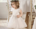 Organza Flower Baby Dress - Image 