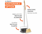 Full Circle Tag Team Easy-Empty Compact Standing Broom and Dustpan - Image 