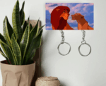 Lion King Couple Keychain - Image 