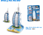 3D Puzzle - Burj Al Arab Large Size - Image 
