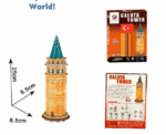 3D Puzzle - Galata Tower Small Size - Image 