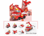 Fire Rescue Team 6in1 Bricks Set - Image 