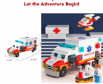 Ambulance 6in1 Bricks Set - Image 