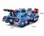 Electric Ride-On Toy Tank - Image 