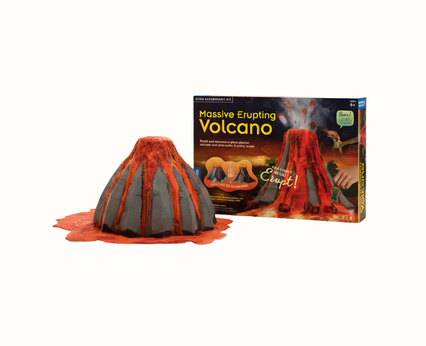 208 Massive Erupting Volcano - Image 1