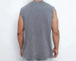 Acid Washed Tank Top in Bluish Gray - Image 