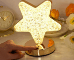 Star Shaped Acrylic Led Crystal Table Lamp - Image 