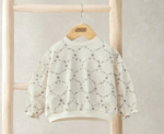 Trellis Print Sweatshirt - Image 