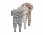 Leopard Print Sleepsuit Set of 3 - Image 