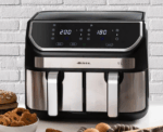 Ariete Dual Air Fryer – 9L, 2100W, - Image 