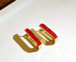 Ruby Arc Earrings - Image 