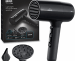 Braun BRHD225SDE DC Hair Dryer 2200W with Diffuser Black - Image 