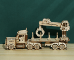 The Truck Crane 3D Mechanical Wooden Puzzle Large - Image 