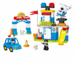 City Police Station Interlocking Bricks Building Set (Assorted) - Image 