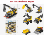 Construction Team 6in1 Bricks Set - Image 