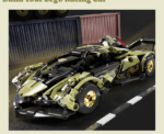 Olive Bricks Racing Car - Image 