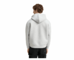 Tom Tailor Relaxed Fit Hoodie Sweat Grey Jacket From Scuba - Image 