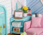 Sunny Living Room DIY Miniature House - Image 