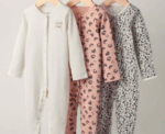 Leopard Print Sleepsuit Set of 3 - Image 