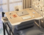 Adjustable Folding Wood Desk - Image 