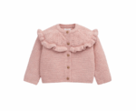 Knitted Cardigan in Soft Pink - Image 