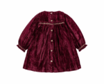 Velvet Dress in Burgandy - Image 