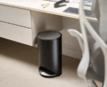 Joseph Joseph Arc 10L Easy-push Matt Black Pedal Bin - Image 