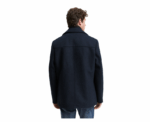 Tom Tailor 2-in-1 Wool Jacket with Detachable Inner Navy Jacket - Image 