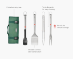 Joseph Joseph GrillOut 4-Piece Stainless Steel BBQ Utensil Set - Image 