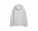 Tom Tailor Relaxed Fit Hoodie Sweat Grey Jacket From Scuba - Image 