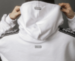 Oversized Fit Hoodie in White - Image 